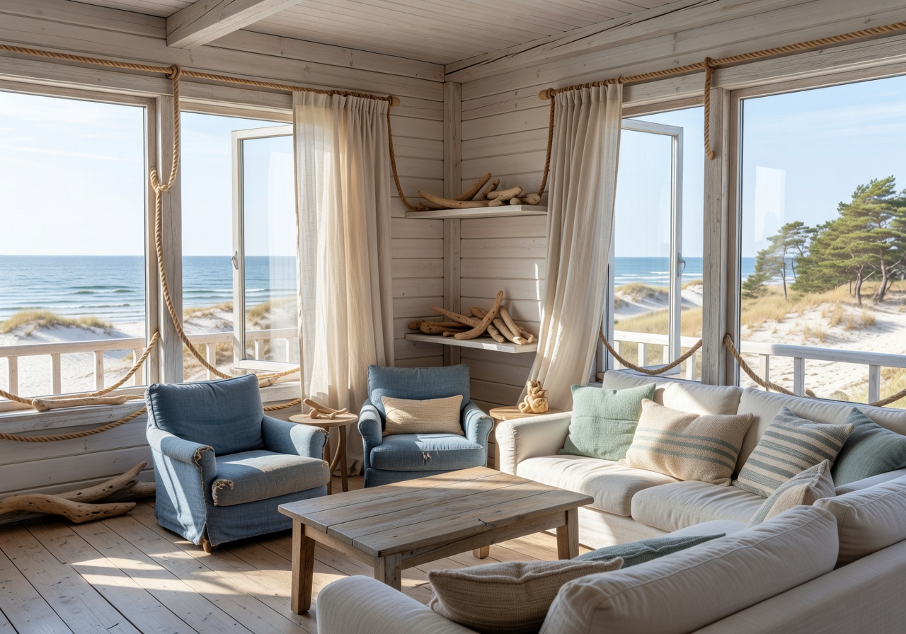 Jurmala Seaside Lodge exterior with sea view balcony and sandy beach nearby